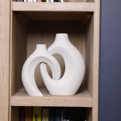 FloréWeave – Künstlerische Blume Vase mit Geflecht Design für elegante Blumenarrangements