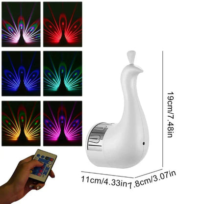 LumiScape – Elegante wiederaufladbare Wandlampe mit bezaubernder Lichtprojektion
