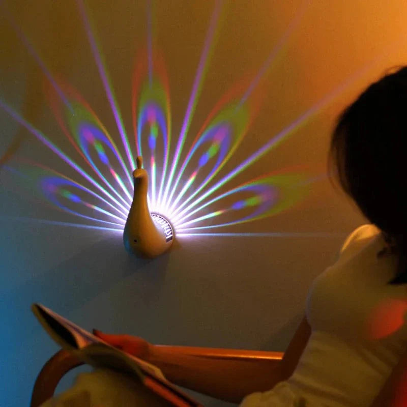 LumiScape – Elegante wiederaufladbare Wandlampe mit bezaubernder Lichtprojektion