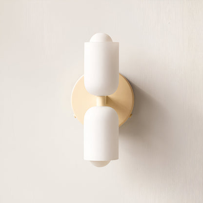 AcrylCapsule Wandleuchte - Wandleuchte mit zwei Köpfen - Wandleuchten für Innenräume