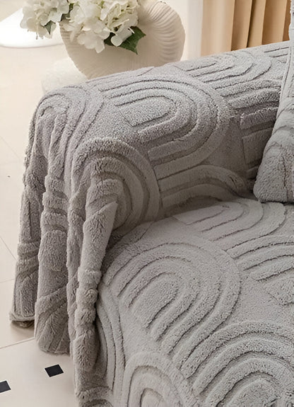 ArchPlush Sofabezug - Mehrzweck Jacquard Couchbezug für Alle Sofatypen