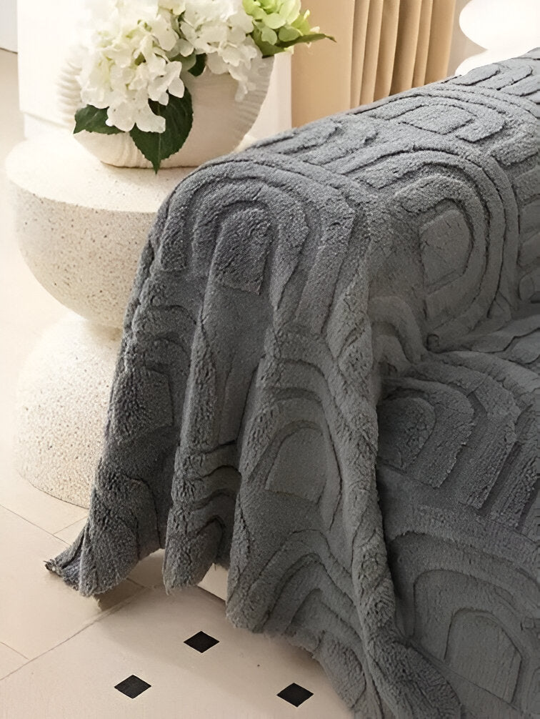 ArchPlush Sofabezug - Mehrzweck Jacquard Couchbezug für Alle Sofatypen