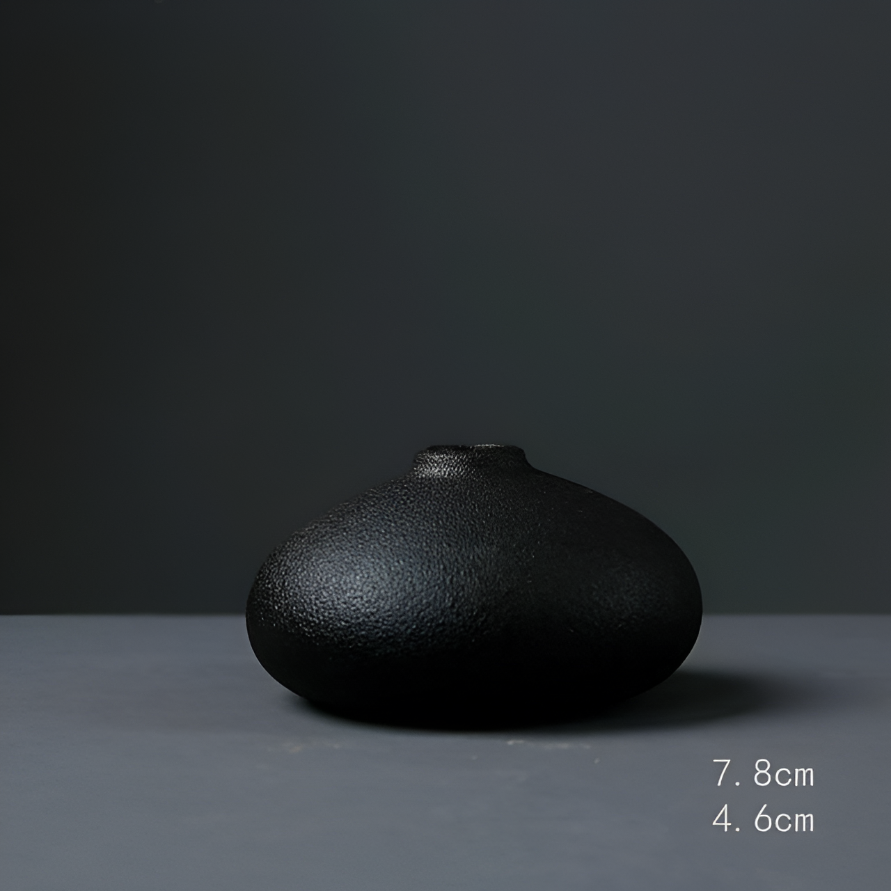 BlackCraft Vase - Ästhetisch Texturierte Keramikvasen für Blumen