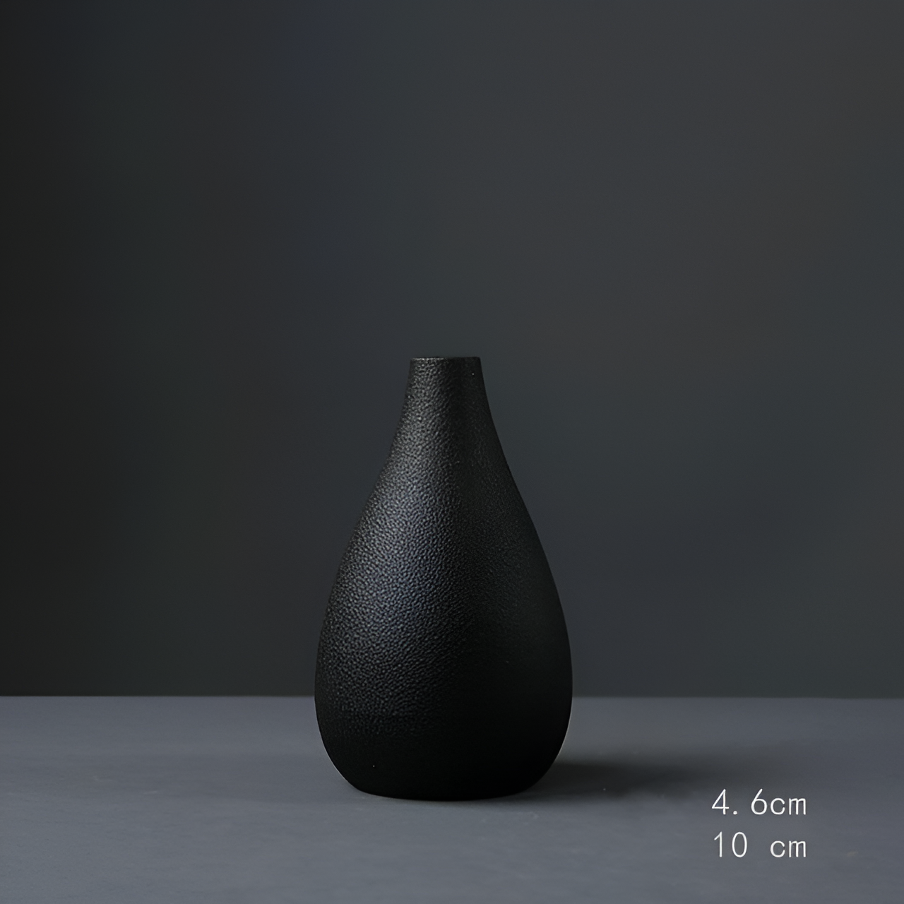 BlackCraft Vase - Ästhetisch Texturierte Keramikvasen für Blumen