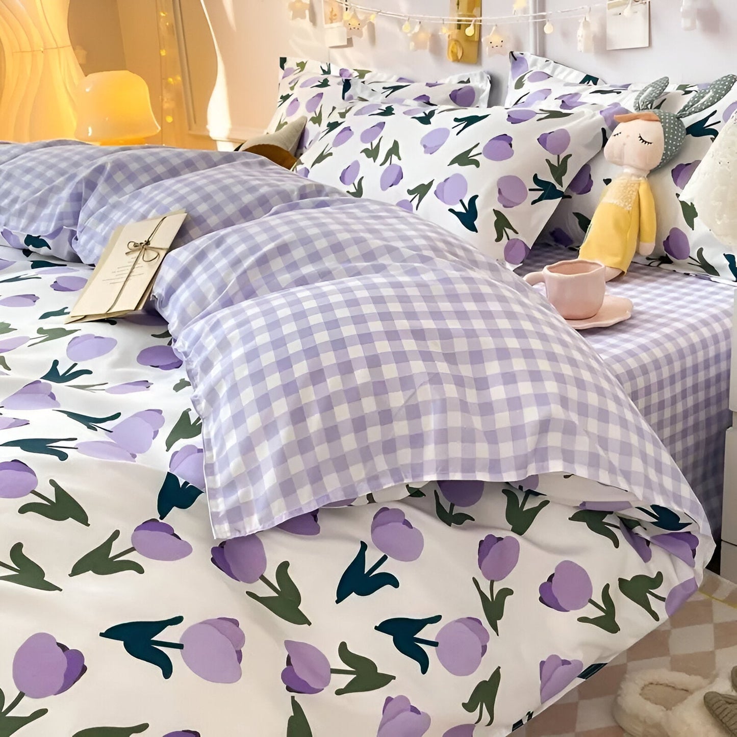 Blumelux - Breathable, Colorful, Geometric Floral Bedding