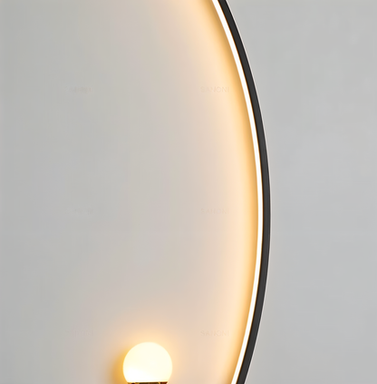 BrightArc Wandleuchte - Gebogene Wandleuchte LED - Arc Line Nachttisch Wandlampe