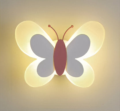 BrilliButterfly Wandleuchte - Charmante Acryl Schmetterling Wandleuchte - Bunte Wandleuchten LED Indoor