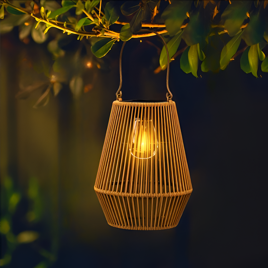 LumiBamboo – Elegante Hängeleuchte mit zeitlosem Rattancharm