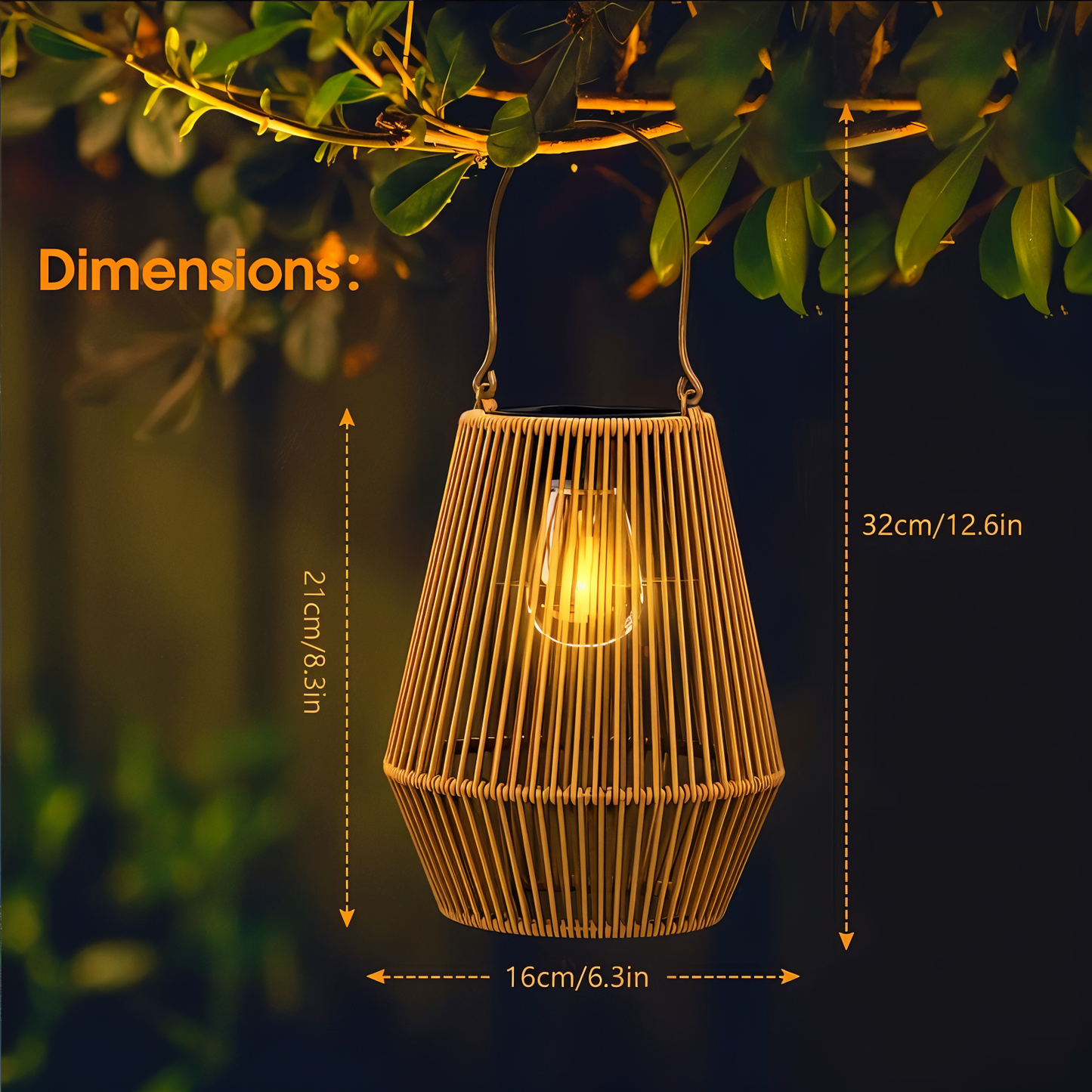 LumiBamboo – Elegante Hängeleuchte mit zeitlosem Rattancharm