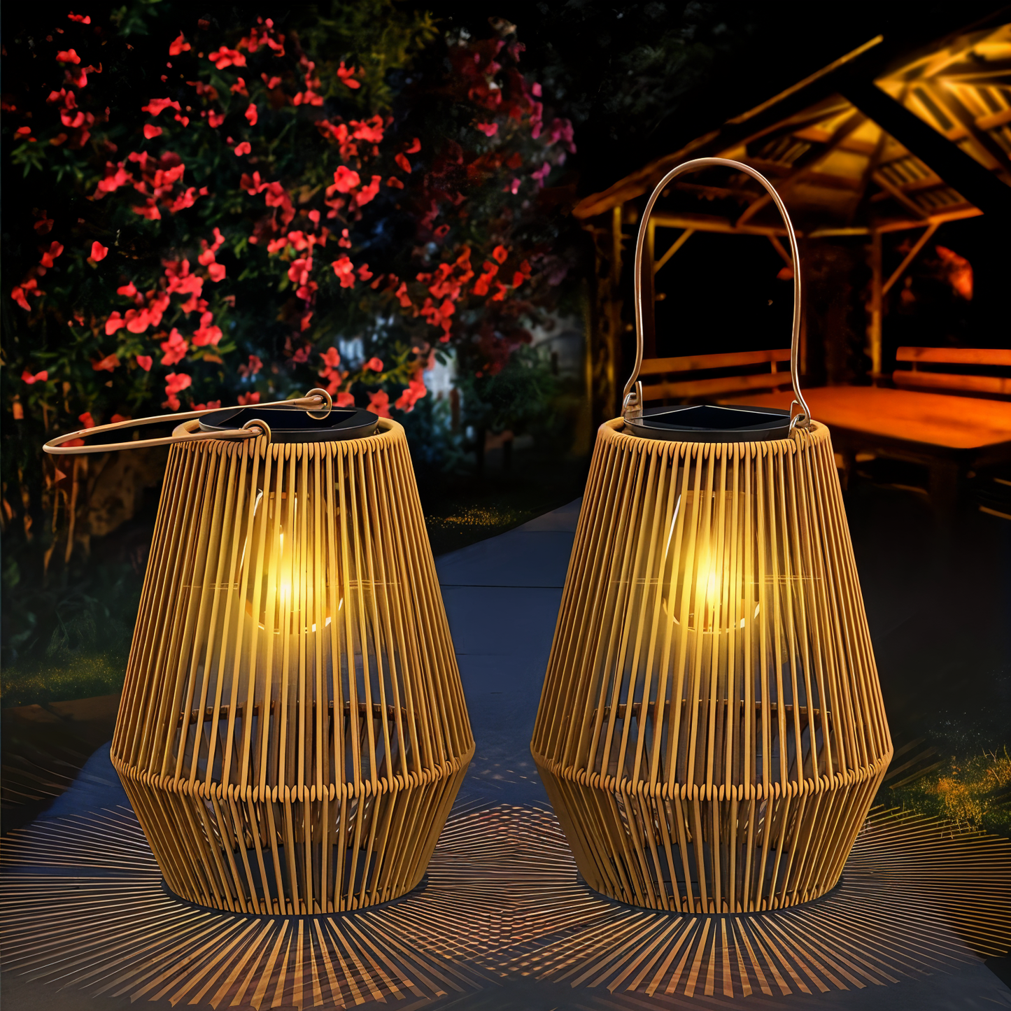 LumiBamboo – Elegante Hängeleuchte mit zeitlosem Rattancharm