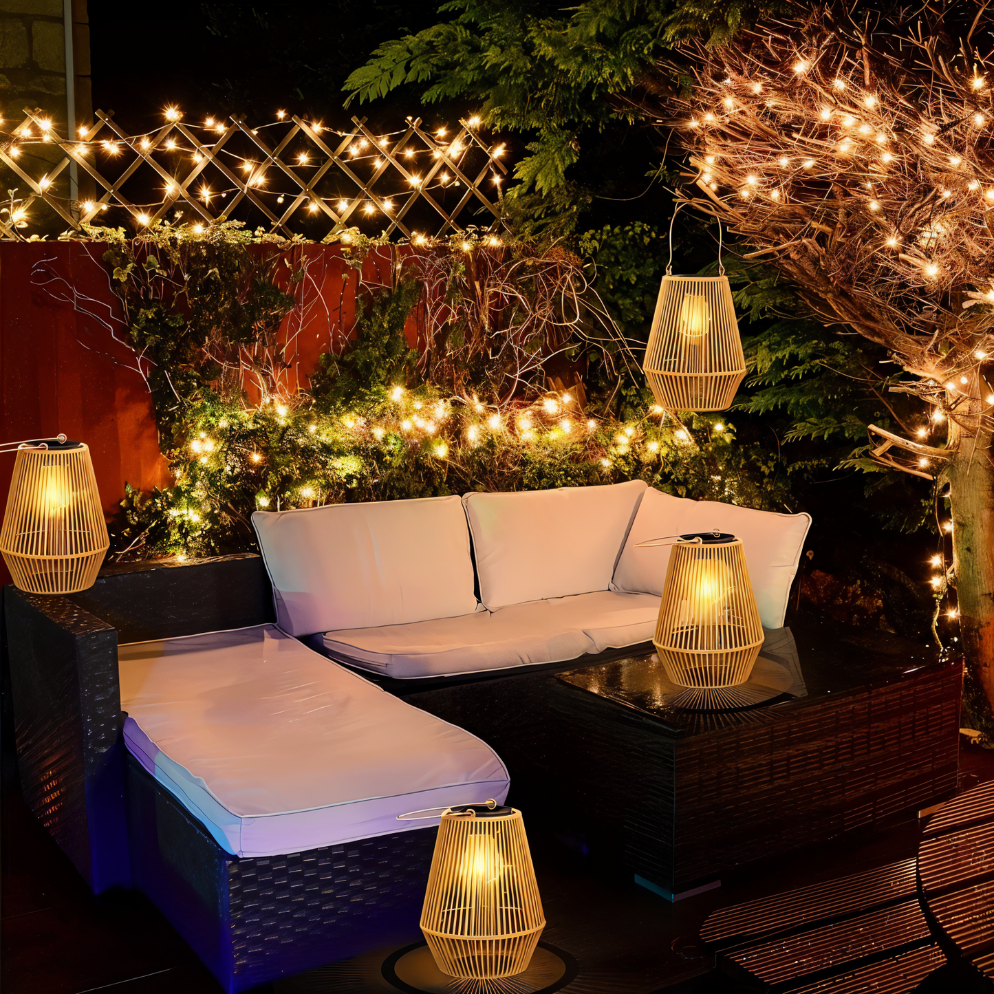 LumiBamboo – Elegante Hängeleuchte mit zeitlosem Rattancharm