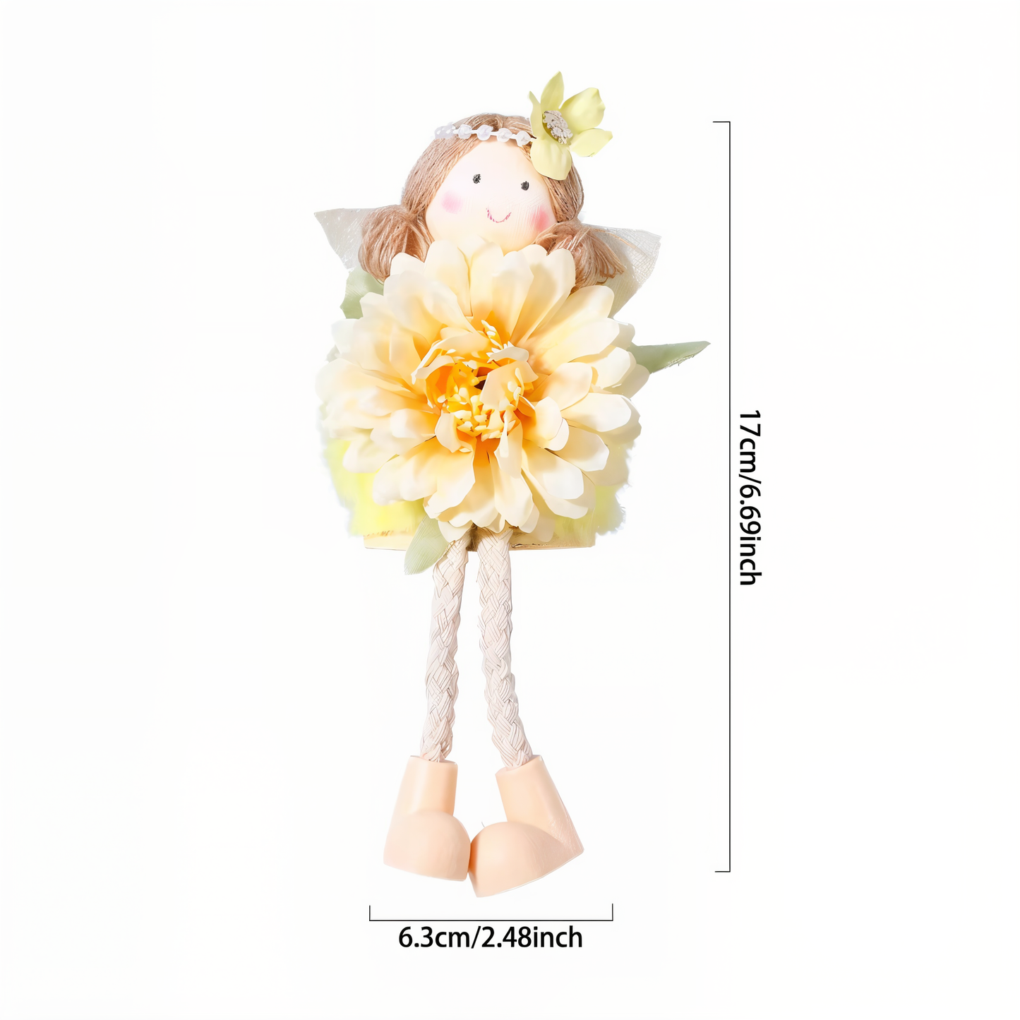 CharmiPixie - Skurriles Hängendes Fee Ornament für Osterdeko