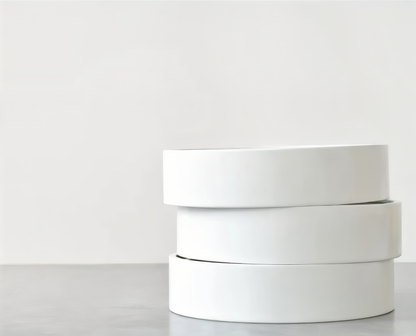 Circ O'Clock - Elegante Weiße Metall Wanduhr