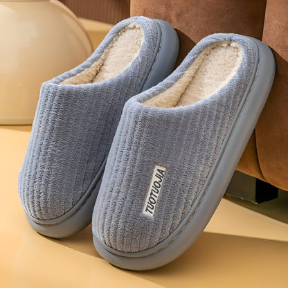 ComfyStride - Leichte Plüsch Hausschuhe Damen Moderne Indoor Schuhwerk