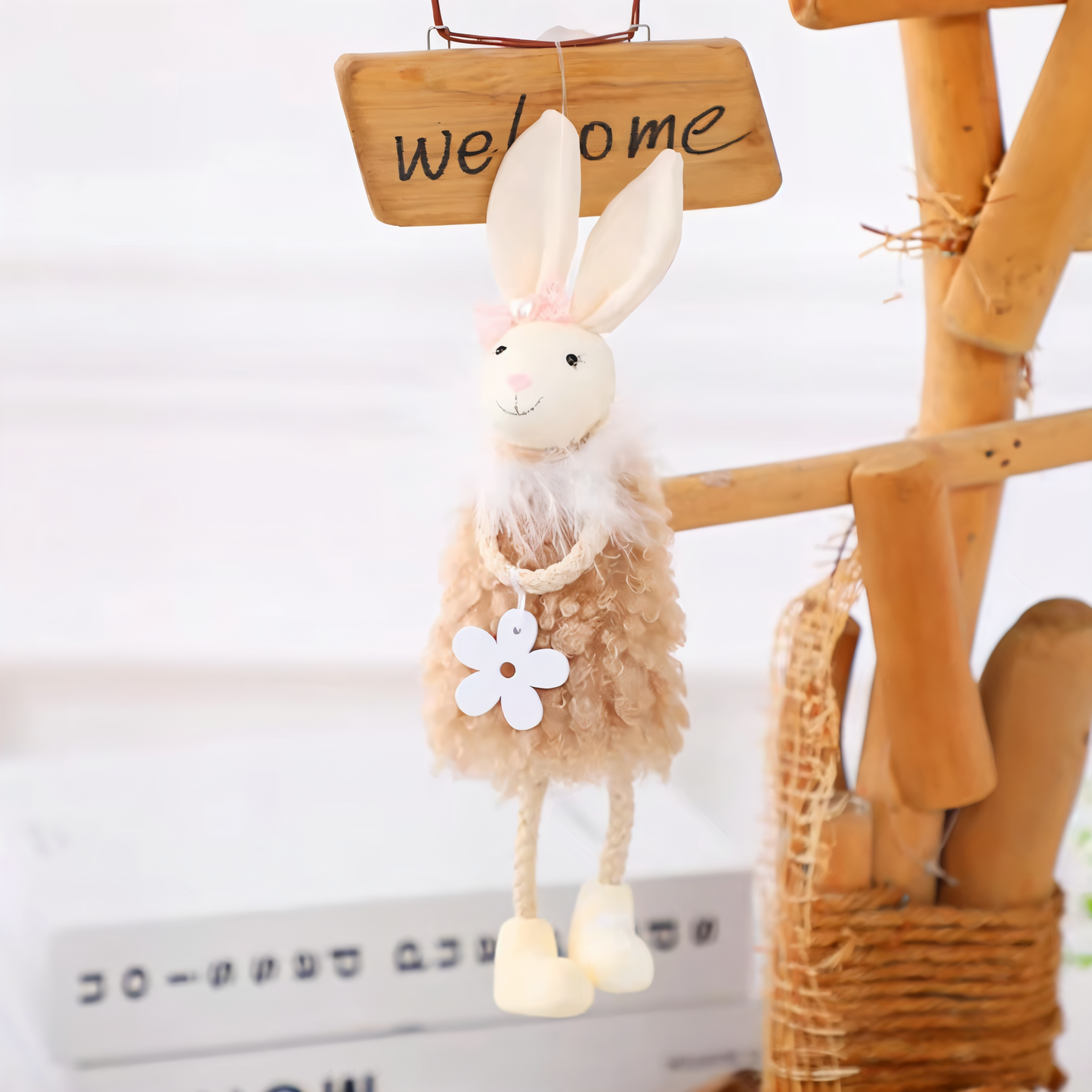 ConyDolly - Festive Easter Decoration Bunny Doll - Hanging Easter Decoration