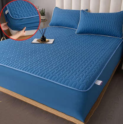 CozElastic Matratzenschoner - Ultraweicher, Dicker, Wasserdichter Matratzenbezug