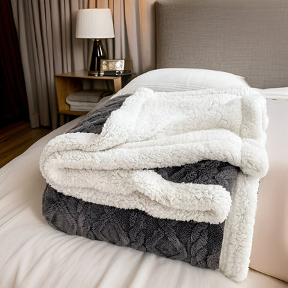 WarmHaven – Luxuriöse doppelseitige Fleece-Decke für ultimativen Winterkomfort