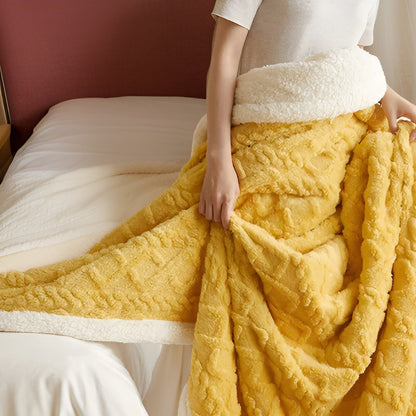 WarmHaven – Luxuriöse doppelseitige Fleece-Decke für ultimativen Winterkomfort