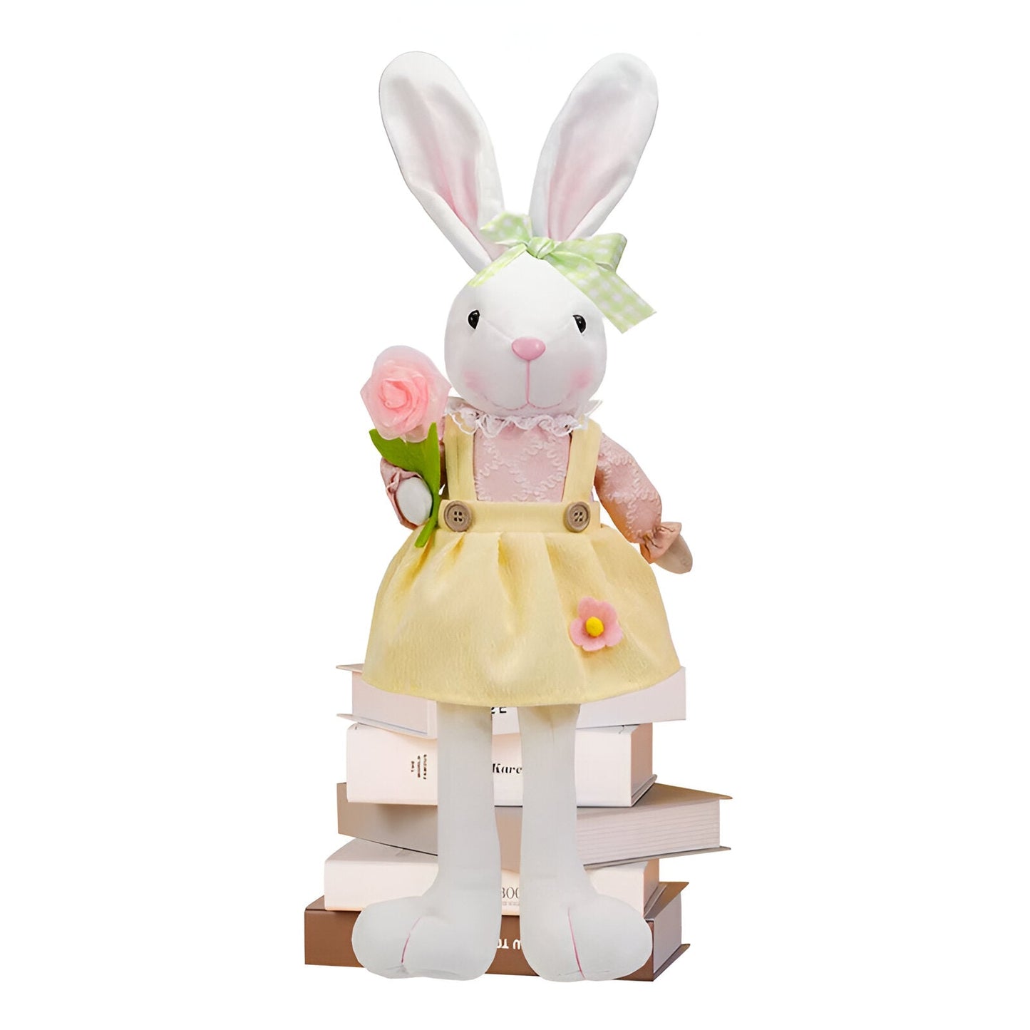 CushBunnie - Weicher Stoff Osterhase - Liebenswerte Osterdeko