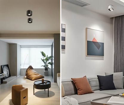 CylinFlex Spotlights - Minimalistische 360° drehbare LED-Downlights