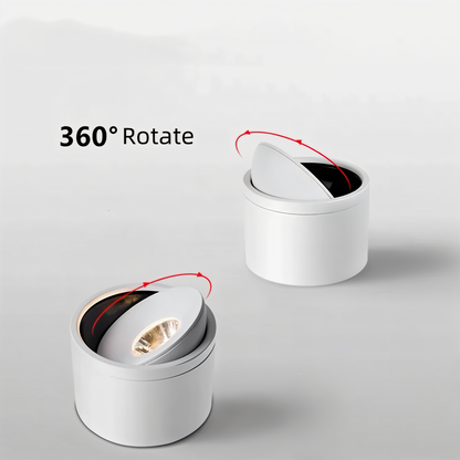 CylinFlex Spotlights - Minimalistische 360° drehbare LED-Downlights