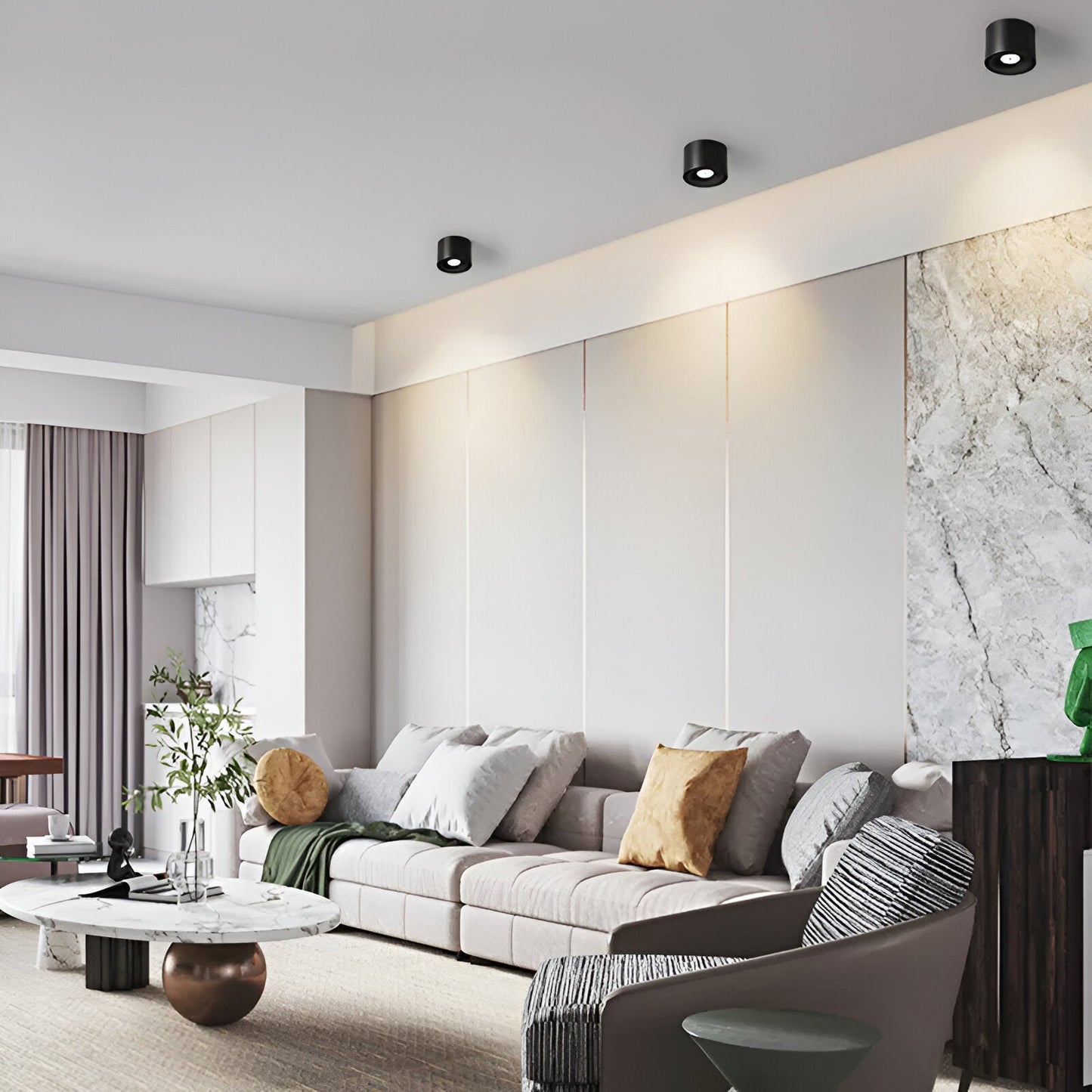 CylinFlex Spotlights - Minimalistische 360° drehbare LED-Downlights