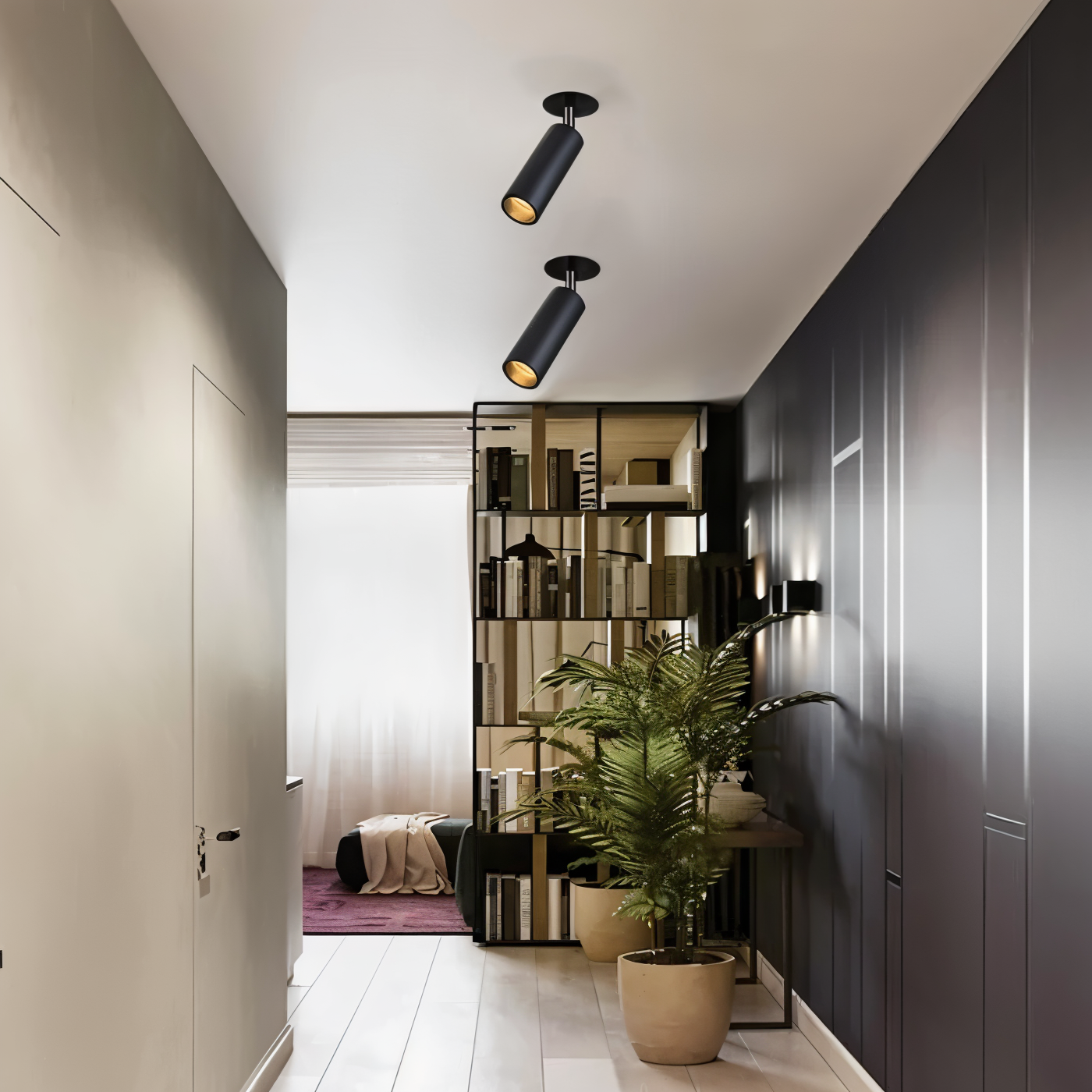 CylindraBright Spotlights - Schwarze und Weiße LED Decken-Einbauleuchten