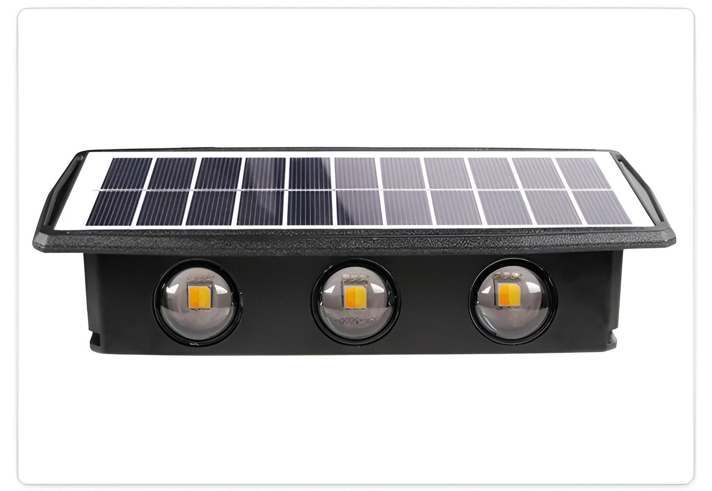 DualLit Gartenbeleuchtung - Wasserdichte LED Solarlampe Garten - Up & Down Außenbeleuchtung