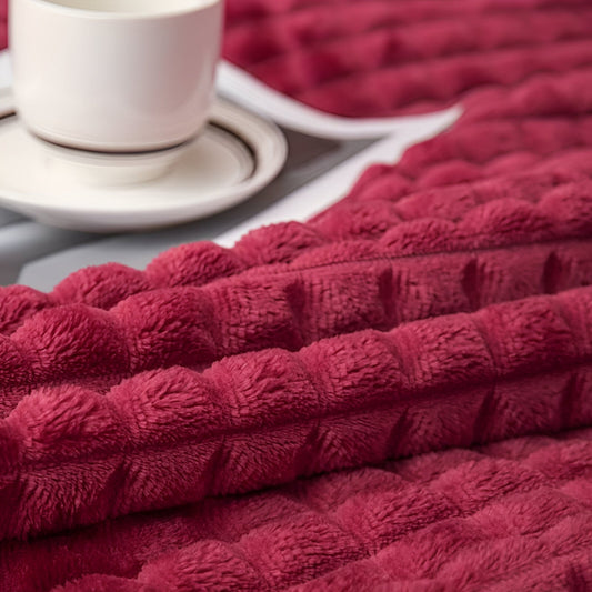 Garduru – Ultra-weiche Strukturierte Fleece-Decke