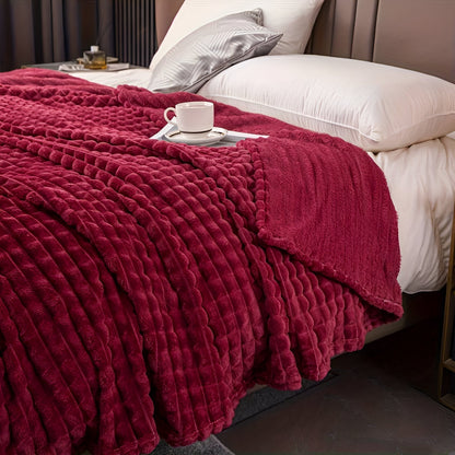 Garduru – Ultra-weiche Strukturierte Fleece-Decke