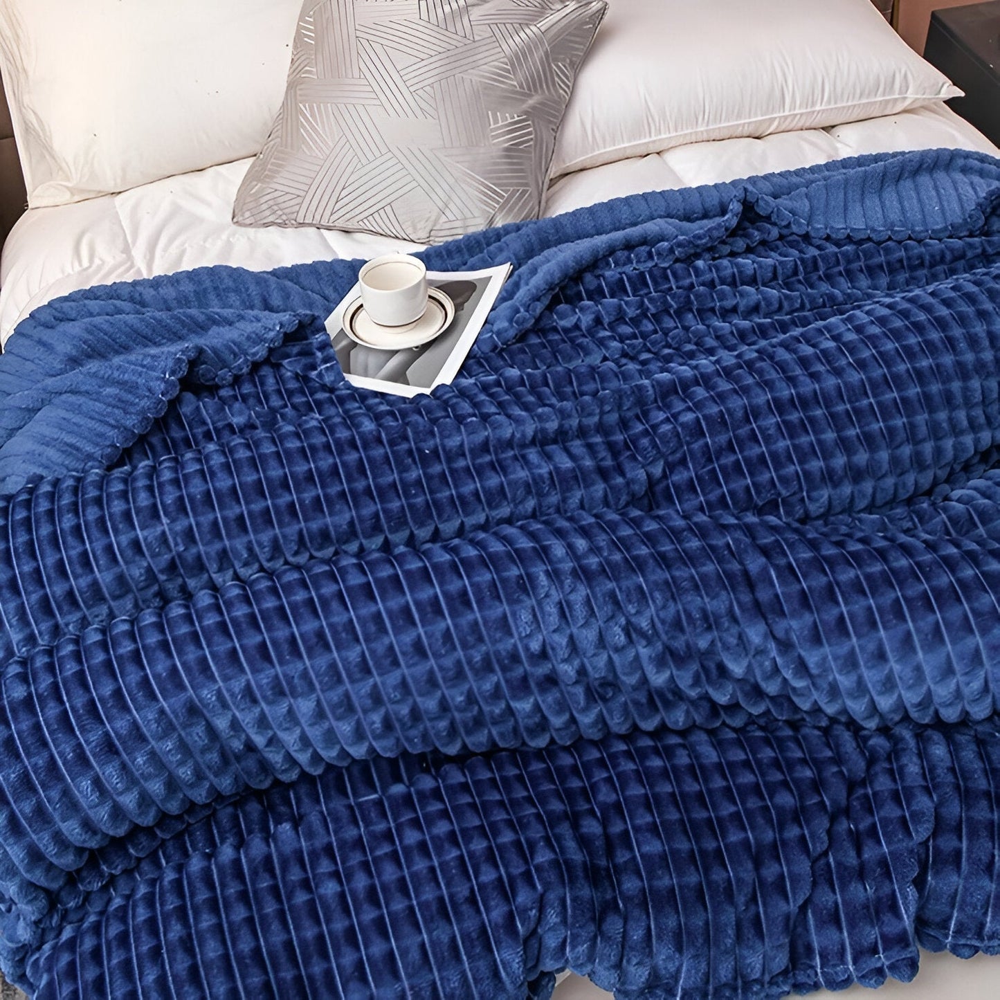 Garduru – Ultra-weiche Strukturierte Fleece-Decke