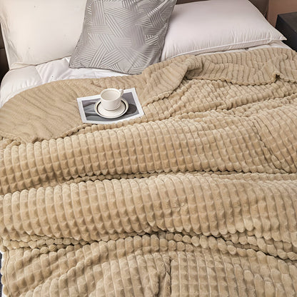 Garduru – Ultra-weiche Strukturierte Fleece-Decke