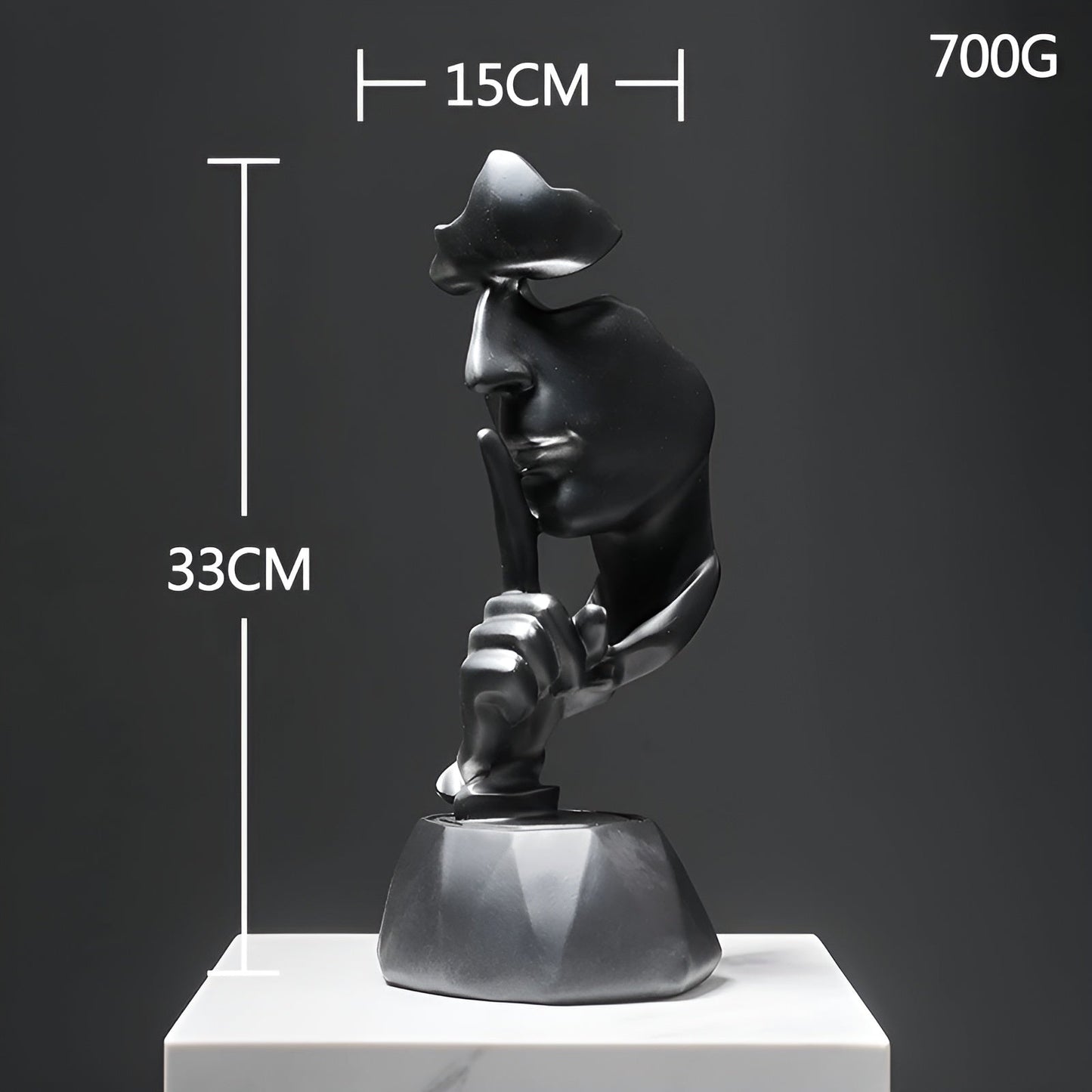 Abstracte Ansicht von Harz | LuxeSculpture