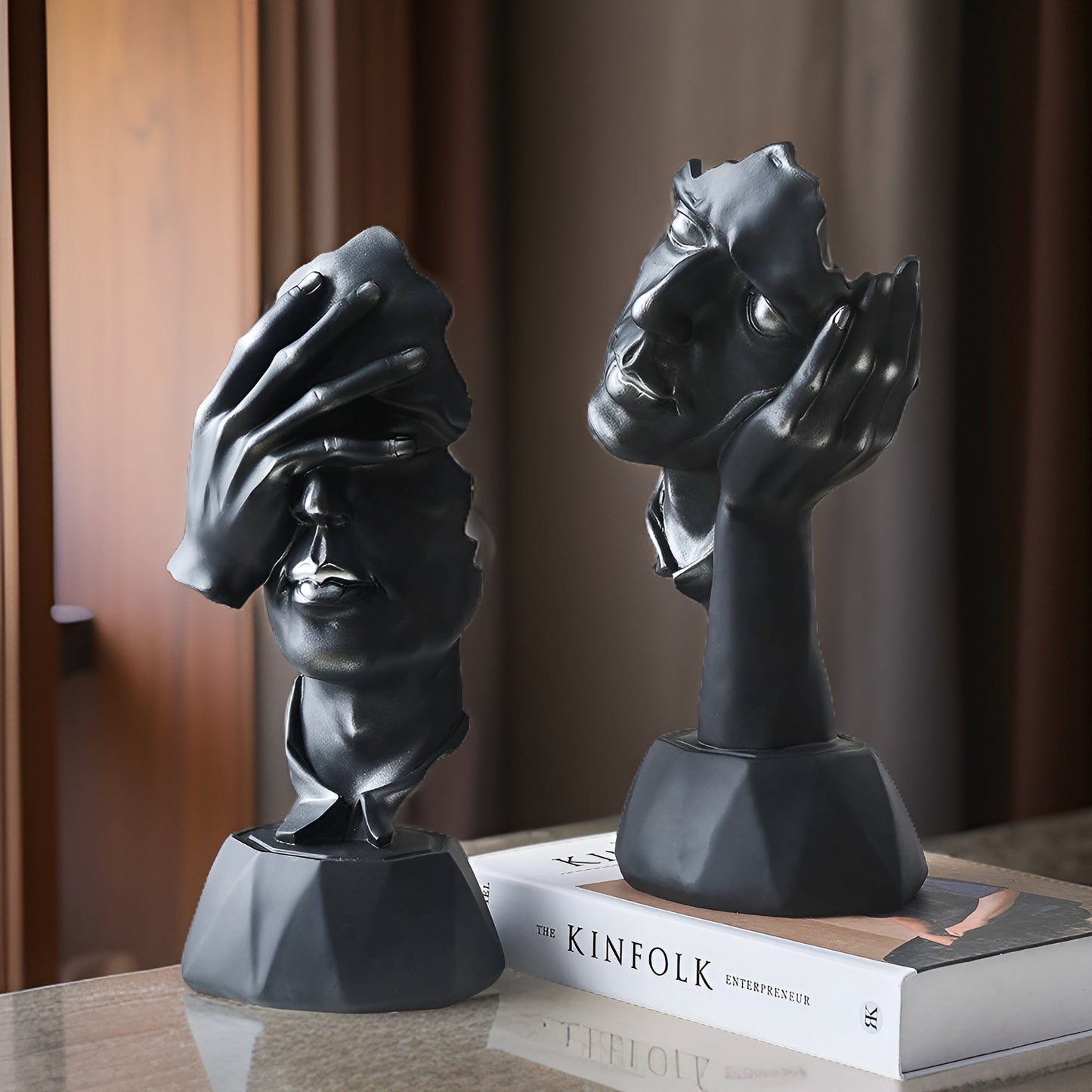 Abstracte Ansicht von Harz | LuxeSculpture