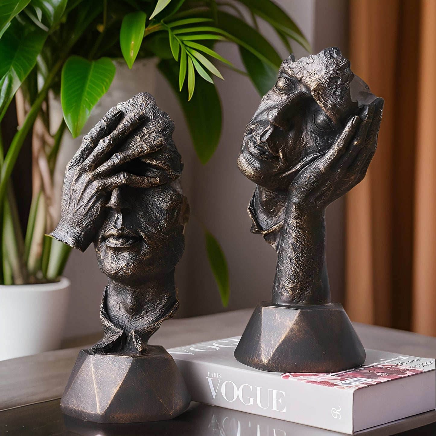 Abstracte Ansicht von Harz | LuxeSculpture