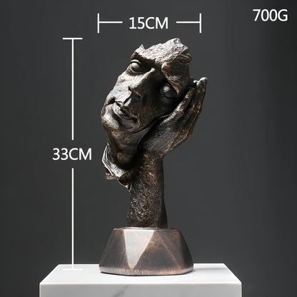 Abstracte Ansicht von Harz | LuxeSculpture