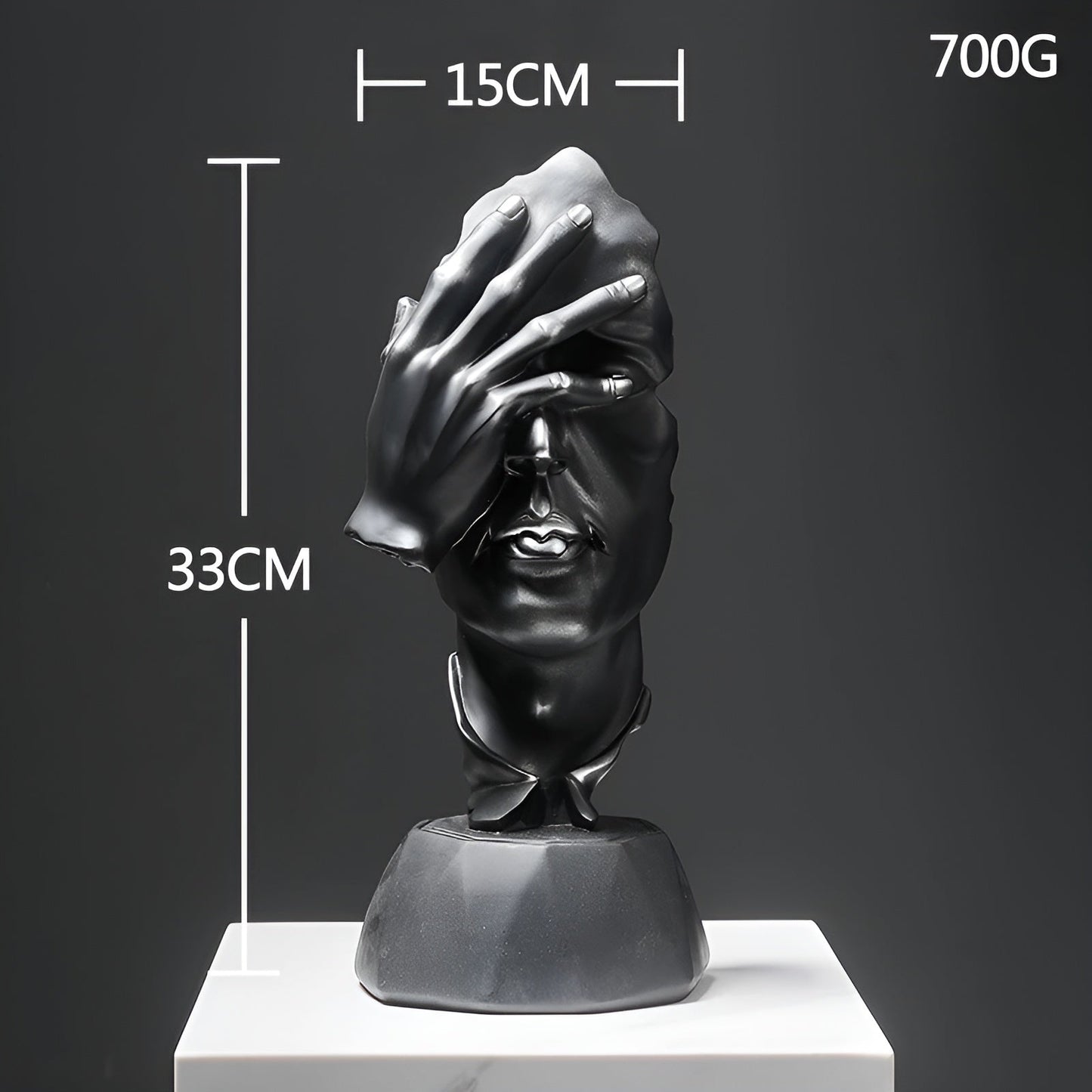 Abstracte Ansicht von Harz | LuxeSculpture