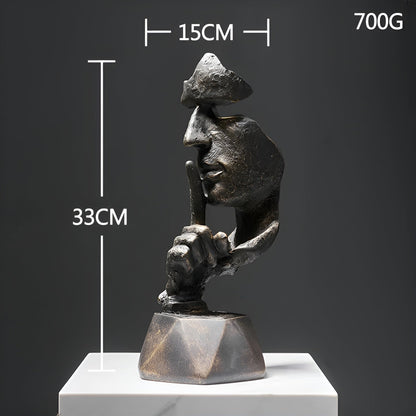 Abstracte Ansicht von Harz | LuxeSculpture