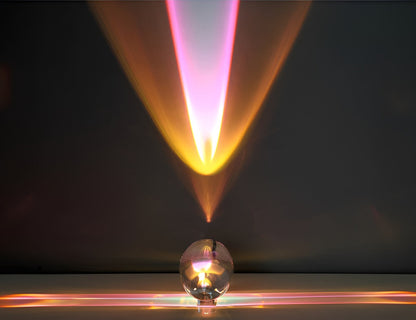 Kristalline Sternenlampe - Tauchen Sie ein in die Magie des Nachthimmels