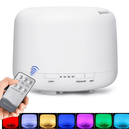 Buntfarbiger Aroma-Diffuser mit Bluetooth-Lautsprecher und Luftbefeuchter-Funktion