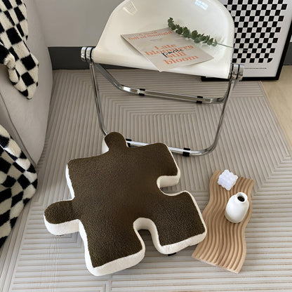 Buntes 3D Puzzle Kissen - Interaktives Stoffspielzeug für Kinder und Erwachsene