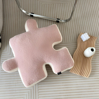 Buntes 3D Puzzle Kissen - Interaktives Stoffspielzeug für Kinder und Erwachsene