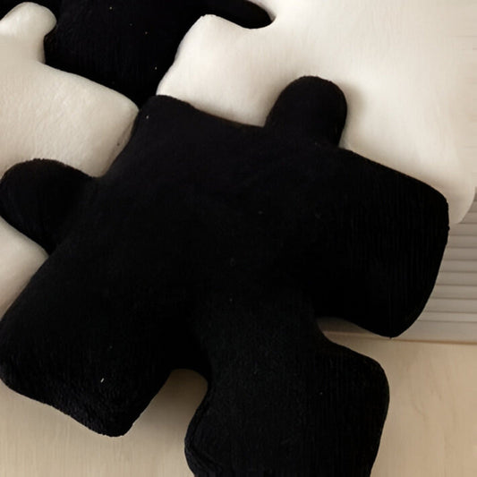 Buntes 3D Puzzle Kissen - Interaktives Stoffspielzeug für Kinder und Erwachsene
