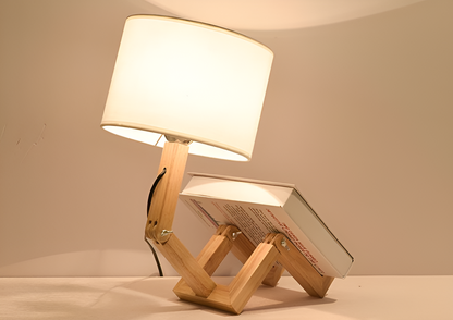 FlexiWood – Einzigartige verstellbare Tischlampe mit natürlichen Holzakzenten