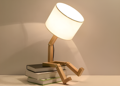 FlexiWood – Einzigartige verstellbare Tischlampe mit natürlichen Holzakzenten