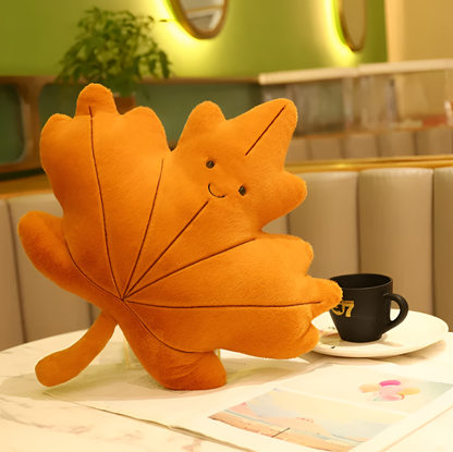 Folium Plüsch - Weich Gefüllte Blatt Deko Kissen