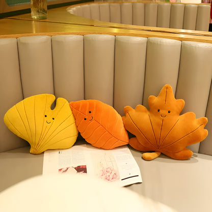 Folium Plüsch - Weich Gefüllte Blatt Deko Kissen