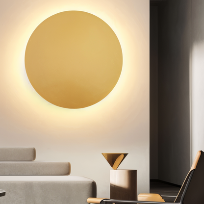 FullHalo Wandleuchte - Runde Schwarz/Weiß/Gold Metall Wandlampe - Modernes Wandlampen Design