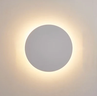 FullHalo Wandleuchte - Runde Schwarz/Weiß/Gold Metall Wandlampe - Modernes Wandlampen Design
