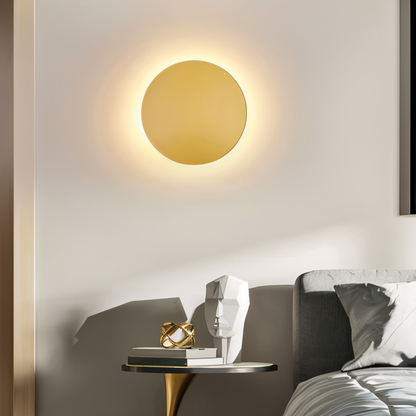 FullHalo Wandleuchte - Runde Schwarz/Weiß/Gold Metall Wandlampe - Modernes Wandlampen Design